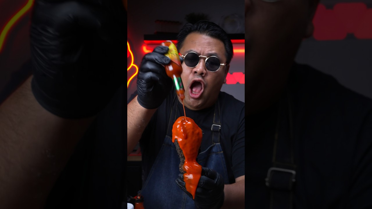 No Reaction ไก่ทอดผีที่เผ็ดที่สุดในชีวิต #challenge #shorts