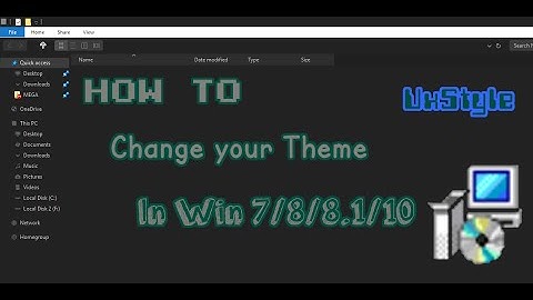 Computer Basics: How to change your Windows Theme [ Win 7/8/8.1/10 ]