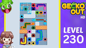 Gecko Out Level 230 Solution Walkthrough