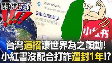 台灣「這招」讓世界為之顫動！ 小紅書沒配合打詐遭封1年背後真相！？【關鍵時刻】20251205-2 張炤和 林裕豐 林廷輝 王瑞德