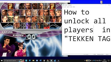All player unlock Tekken Tag  in PCSX2