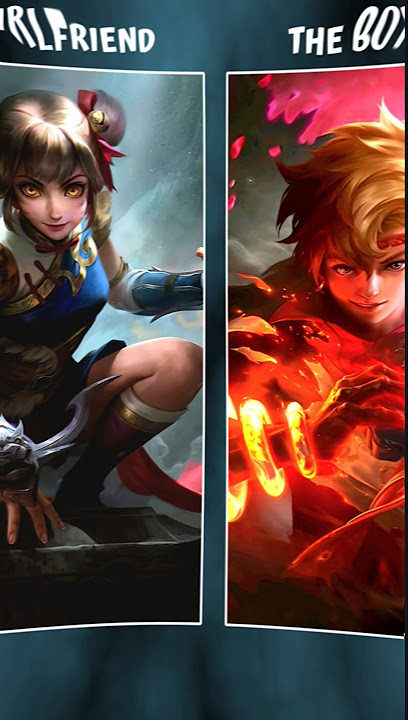 pacar dan pacar x mlbb #skill #tiktok #mobilelegends #wanwan #yin