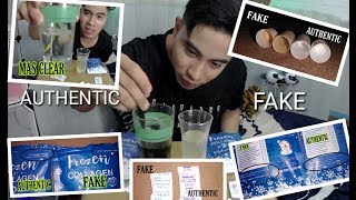 FROZEN COLLAGEN 2 IN 1 WHITENING X10 | AUTHENTIC VS FAKE | REVIEW