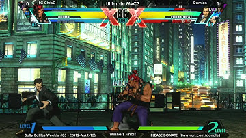 Salty Battles Weekly #05 - UMvC3 WF - FC ChrisG VS Damian