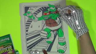 Ninja Turtles Coloring Page 9