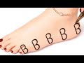 Beautiful Foot Mehndi Design | Easy & Stylish Pair Mehndi | Easy Foot MehndiDesign | Foot Mehndi