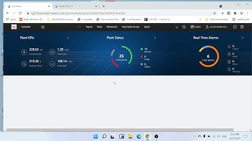 Huawei Solar Setting Revenue and report export.