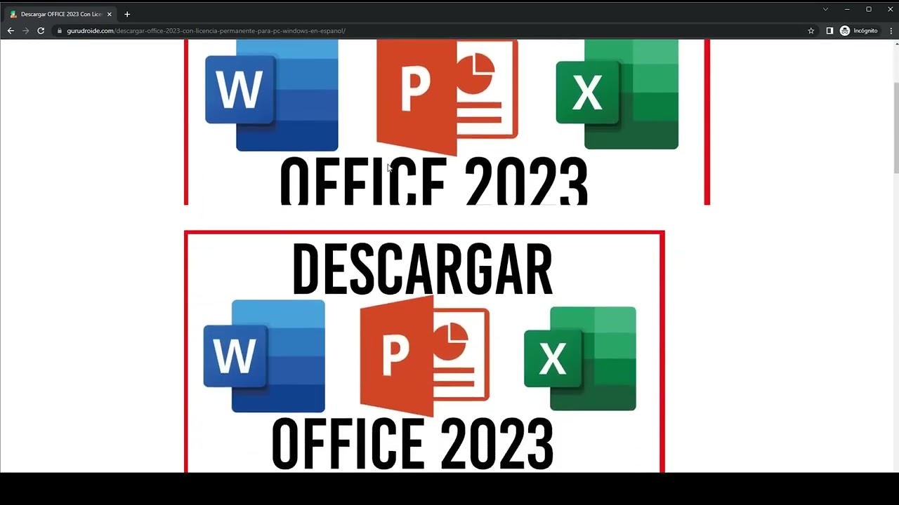 ✓ Descargar OFFICE 2023 Con Licencia Permanente Para PC Windows en Español  