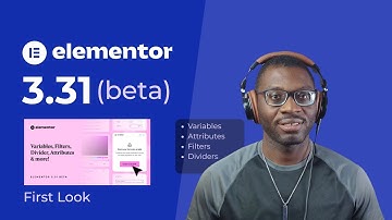 Elementor 3.31 Beta - Variables and Attributes - First Look