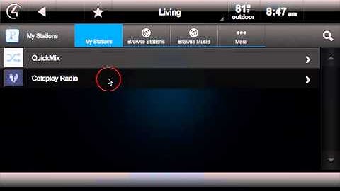 Pandora Internet Radio on Control4 HC800