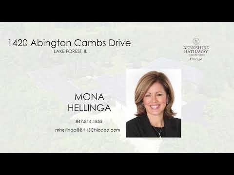 1420 Abington Cambs Drive, Lake Forest, IL home video tour