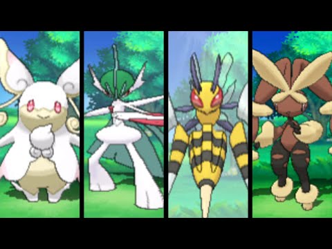 Pokémon Rubí Omega / Zafiro Alfa: Todas las Megaevoluciones