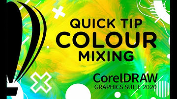 CorelDraw 2020: Shortcut On Mixing Multiple Colours