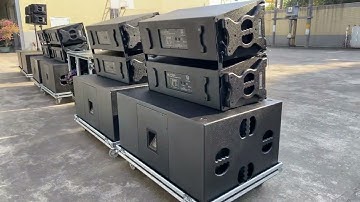 2way double 12 inch line array speaker sound system T.I Pro Audio la2122