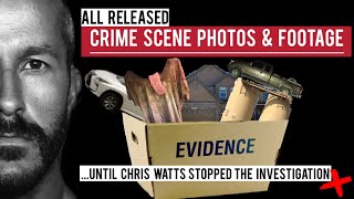 ❌ CHRIS WATTS - CRIME SCENE EVIDENCE PHOTOS AND FOOTAGE - Investigation until the CLOCK WAS STOPPED