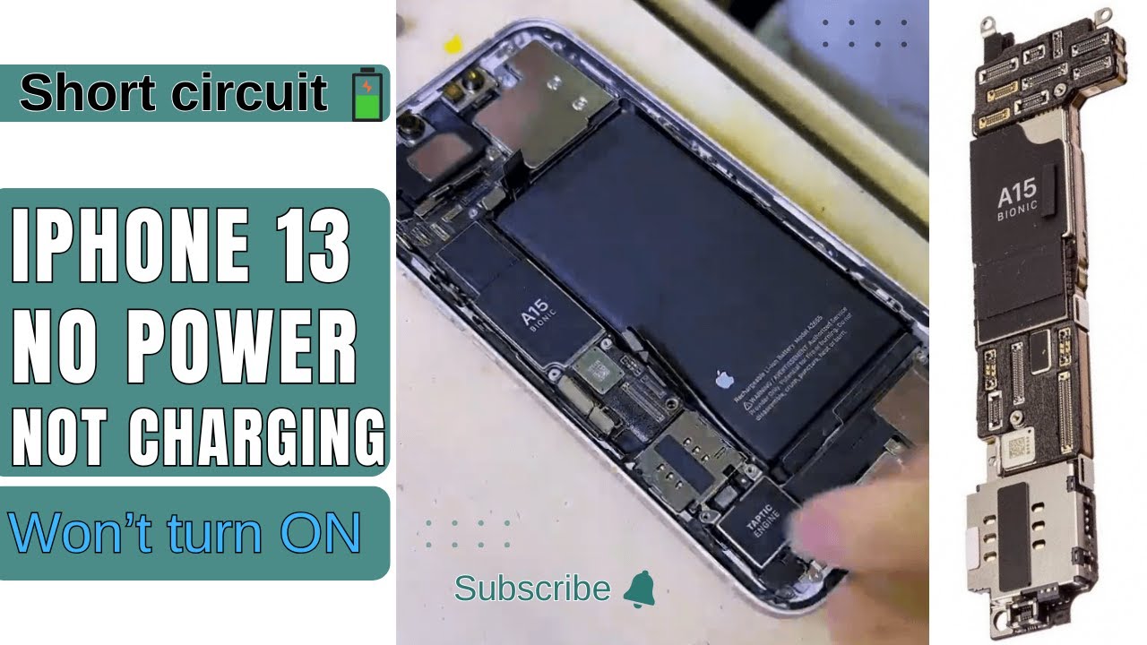iPhone 13 Won’t Turn On? Short Circuit Diagnosis!