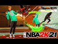 I BROUGHT MY DREAM BUILD TO THE 1V1 COURT IN NBA 2k21! Slasher Build NBA 2k21