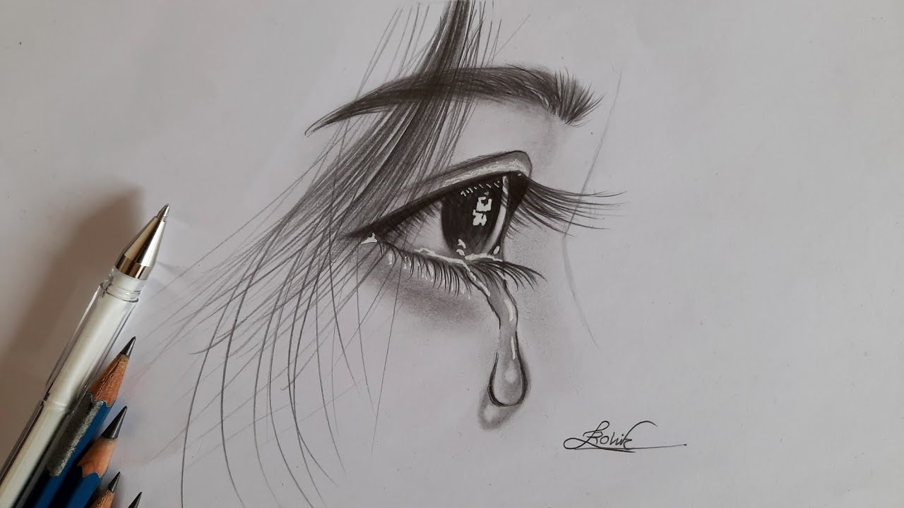 How To Draw A Crying Face How To Draw A Sad Face On Face Background How To Draw  Sad Picture Background Image And Wallpaper for Free Download