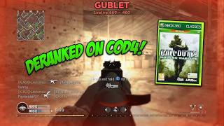 20 Minutes of Raw COD4 Reg Gun & Sniper Gameplay (Level Reset - Starting at Level 1)