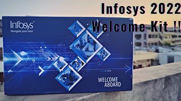 Infosys Welcome Kit 2022  Unboxing video !!