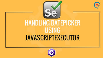 Handling Datepicker in Selenium using JavascriptExecutor - C#