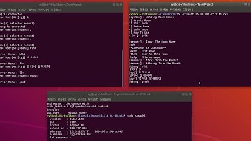 채팅 프로그램 시연 영상