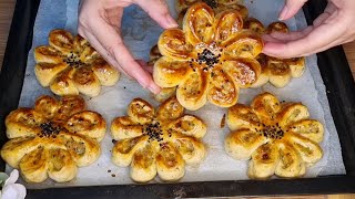How to make this beautiful cheesy potato bread | Flower Bread Recipe | Bread Recipe | Watch Over