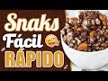 SNACKS FÁCILES, RÁPIDOS Y SALUDABLES - Receta Palomitas de chocolate sin azúcar