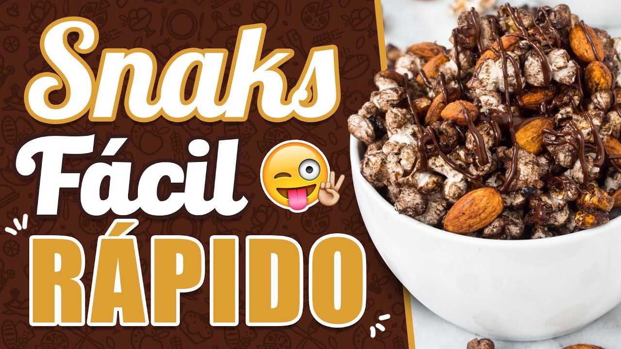 SNACKS FÁCILES, RÁPIDOS Y SALUDABLES - Receta Palomitas de chocolate sin azúcar perder barriga en un mes