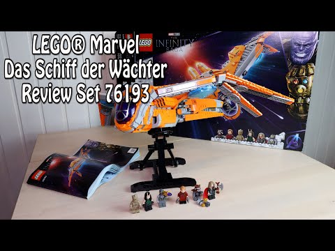 YouTube Highlight: Das Set Schiff der (Marvel Wächter Ein LEGO Review 76193) -
