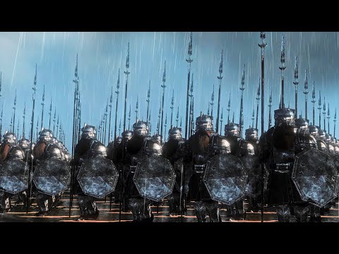 Dwarves of Erebor Vs Uruk-hai of Isengard | 20,000 Unit Lord of the Rings Cinematic Battle