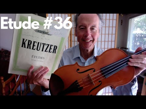 Etude #36 for solo violin by Rodolphe Kreutzer (1766-1831)