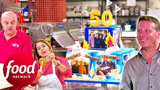 Grace Surprises Joe With An AWESOME 50th Birthday Cake | Cake Boss