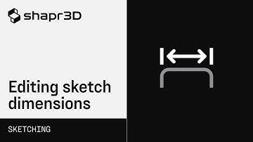 Shapr3D Manual - Editing sketch dimensions | Sketching