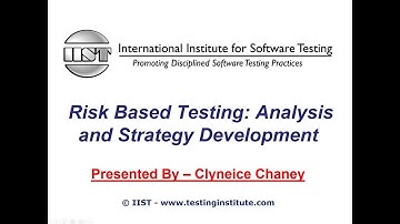 Software Testing Training | Risk Based Testing Analysis and Strategy Development
