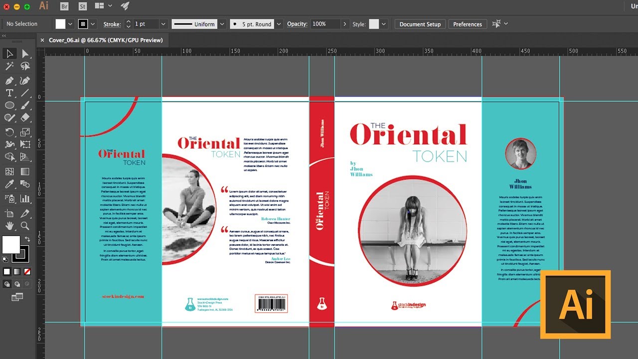 10 Book Cover Templates for Adobe Illustrator - YouTube