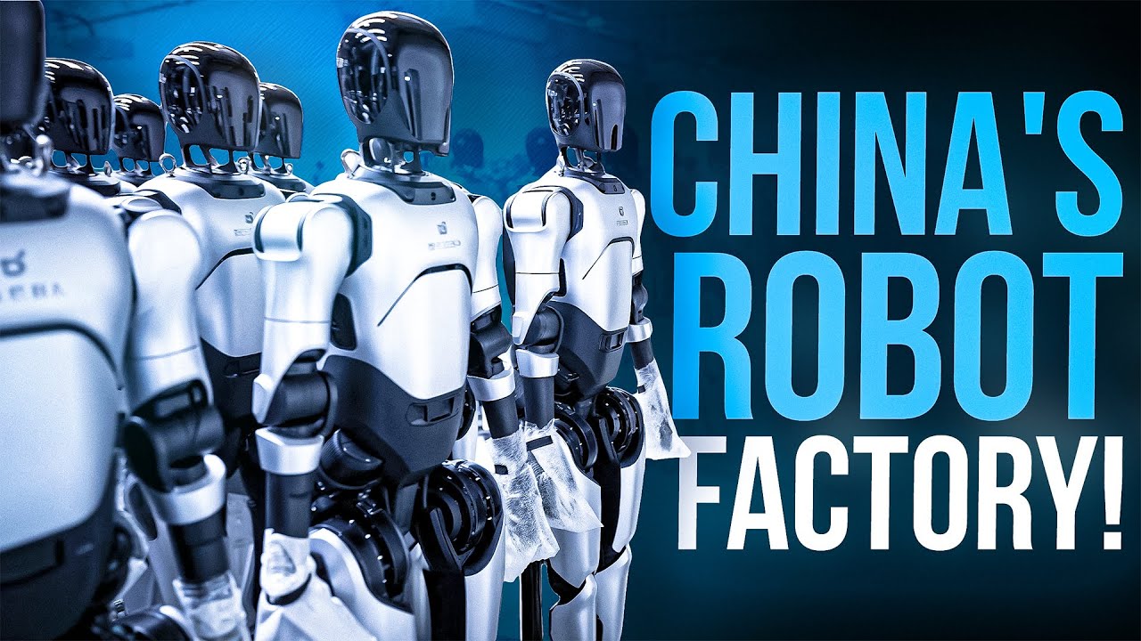 Китай только что запустил в массовое производство человекоподобных роботов, которые заменят рабочих.