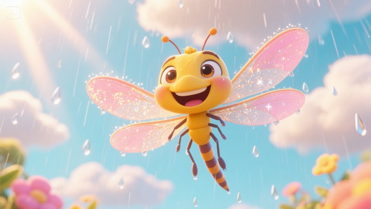 Itsy Bitsy Dragonfly | Fun Insect Rhyme for Kids | Nursery Rhymes & Songs for Toddlers