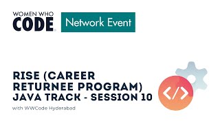 RISE (Career Returnee Program) - JAVA Track - Session 10