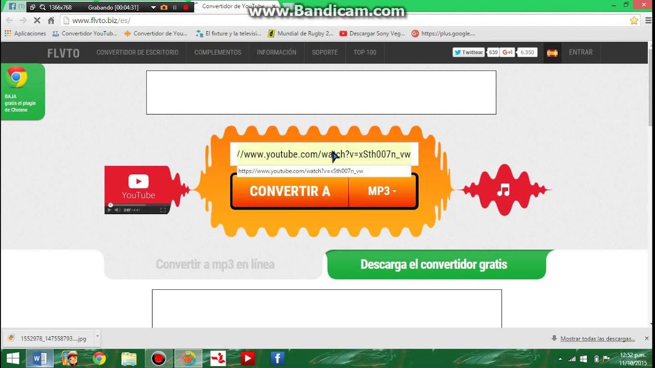 convertidor de youtube a mp3 de google