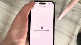 iPhone Software Update Not Working – Fix