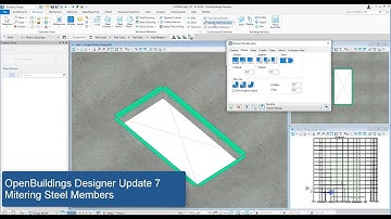 OpenBuildings CONNECT Edition Update 7 | Mitering Steel Members