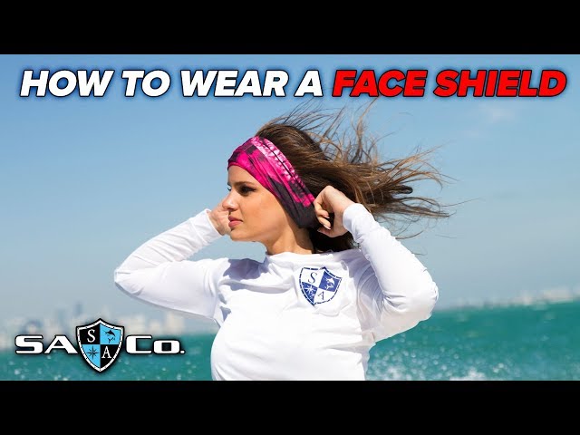 SA Co., How to wear a Face Shield