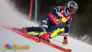 Mikaela Shiffrin remains PERFECT in slalom after battling harsh conditions in Semmering | NBC Sports Wealth