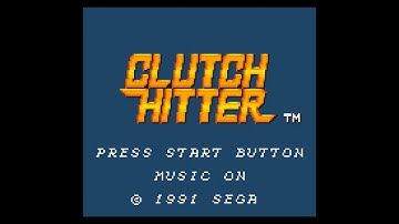 Clutch Hitter (Game Gear 60Hz) - Intro / Attract Mode