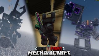 Minecraft PE Epic Fight Mod Immersive Combat Addon, Mechanicraft Boss Fights Showcase 