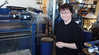 Making yarn - from sheep to knitting.