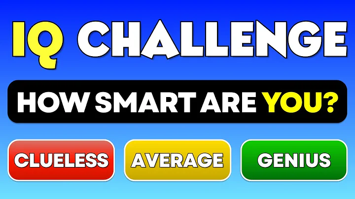 IQ Challenge! 😏 How Smart Are You? 🤔✅ | General Knowledge Quiz