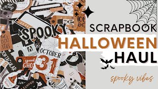 Scrapbook Halloween Haul