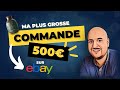 Commande de 500 sur ebay achat revente frais de livraisons ebay